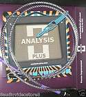 NEW Analysis Plus Solo Crystal Oval 1 meter RCA MSRP $550