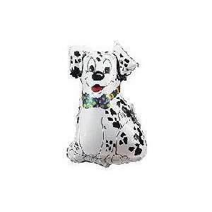  28 Dalmatian Dog Balloon with Bow Tie Center   Mylar 