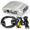 PC VGA to TV S Video Signal Converter Box For PC Notebook  