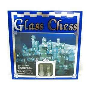 33 Piece Glass Chess Set: Toys & Games