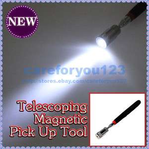 Extendable Telescopic Light Magnetic Long Comfortable Black Pick Up 