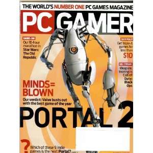  PC GAMER Magazine (6/11) Minds Blown PORTAL 2 Books