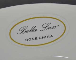 Bella Lux Bone China ROMANCE 2 Tiered Handled Serving Plate  