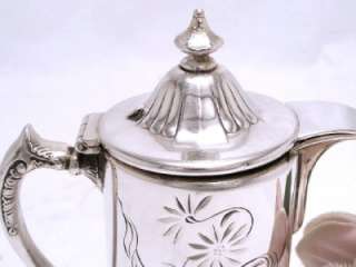   Victorian PAIRPOINT Silver Syrup Pitcher Excellent Condition  