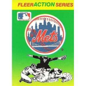  1990 Fleer Action Series Stickers #NNO New York Mets 