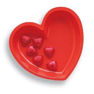   Valentines Disposable Plastic Serving Trays   Hearts: Kitchen & Dining