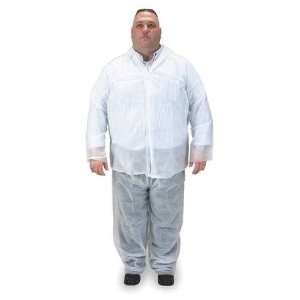 Polypropylene Protective Clothing, Pants Pants,Polyproplyene,White,S/M