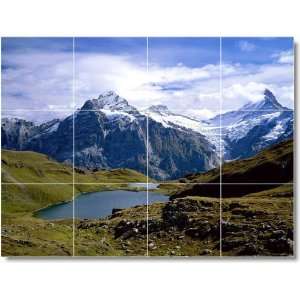  Mountain Picture Tile Mural M015  18x24 using (12) 6x6 