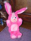 Mattel 1991 Magic Nursery Pet Plush Rabbit Pink EUC