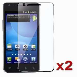  2 x Reusable Screen Protector for Samsung Galaxy S II AT&T 