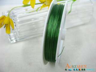   Different Roll& Colour Tiger Tail Beading Wire 0.45mm 60m/roll NH