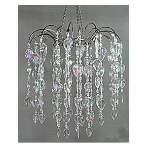  Crystal Waterfall Hanging Chandelier: Home & Kitchen