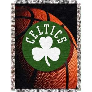 Boston Celtics NBA Woven Tapestry Throw (48x60)  Sports 