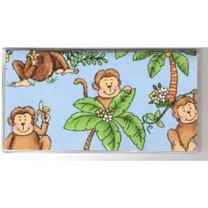 Checkbook Cover Monkey Monkeys in Trees 