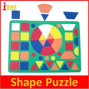 kid toys Shape Fridge Magnets Jigsaw foam puzzle mat  