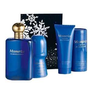 Avon Mesmerize Gift Set for Men Gift Wrapped in a Decorative blue 