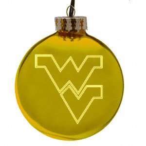  West Virginia Cavaliers 4 Laser Etched Ornament Sports 