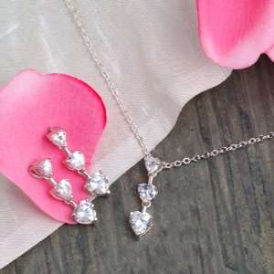  Love Heart Jewelry Set 