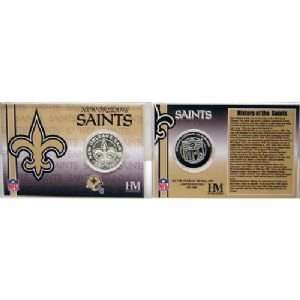    New Orleans Saints Team History Coin Card