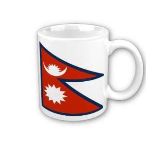 Nepal Flag Coffee Mug