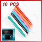 10 Pcs Plastic Colors Touch Stylus Pen for Nintendo 3DS