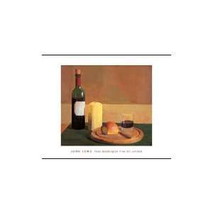 Still Life With Bread And Wine Poster Print