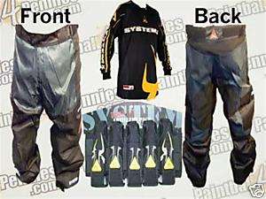 PAINTBALL PANTS, JERSEY & 5 POD PACK (YELL) FREE PODS  