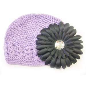  PepperLonely 3 in 1 Lavender Adorable Infant Beanie Kufi 