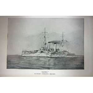  NAVY SHIP 1899 ASAMA JAPANESE ARMOURED CRUISER WAR