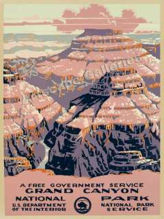 Grand Canyon National Park Classic Travel Poster 18x24  