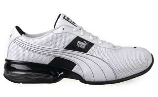 Puma Mens Running Cross Trainer Shoes Cell Turin Perf White Black 
