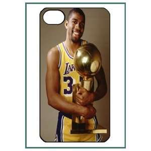  Magic Johnson LA Lakers NBA Legend iPhone 4 iPhone4 Black 