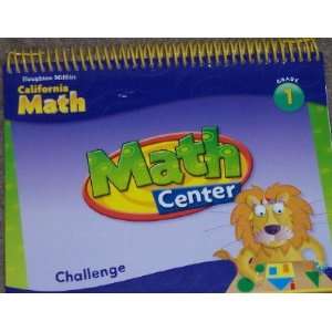  California Math Center Flipchart Challenge Grade 1 