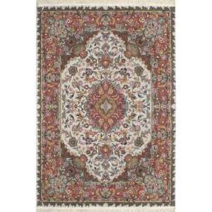   American Home Classic Tabriz Antique Ivory / Rose Oriental Rug: Baby