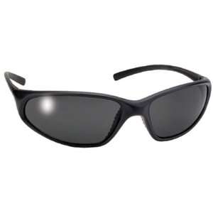  Black Falcon Wrap around Sport Sunglasses with Smoke Lens 