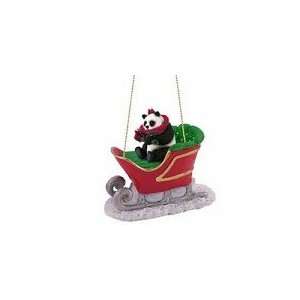 Panda Sleigh Ride Christmas Ornament: Home & Kitchen
