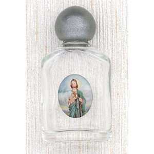  St. Jude Glass Holy Water Bottle 