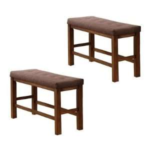 APA by Whalen Denver Dining Bench (Set of 2) 