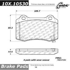   104.10530 104 Series Semi Metallic Standard Brake Pad Automotive