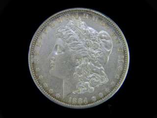 1884 S $1 Morgan Dollar AU/BU /B 680  