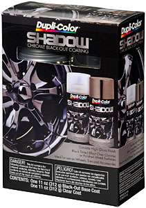Duplicolor SHD1000 Shadow Chrome Black Out Coating Kit  
