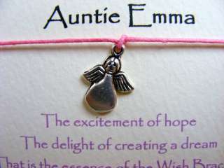 Personalised Godmother Wish Bracelet Gift Thank You  