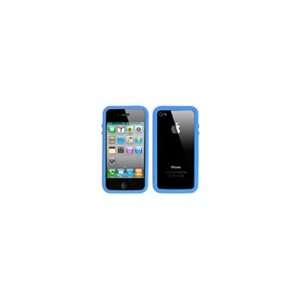  Iphone iPhone 4 GSM 4S Light Blue Silicone Bumper Frame 