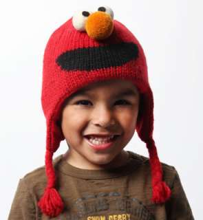 DeLux Sesame Street Elmo Kids Wool Winter Hat MUPPETS  