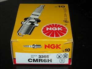 NGK CMR6H Spark Plug 10 Pack Stihl Blower BR600 BR550  