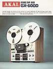 Akai GX 650D Open Reel Brochure 1976  
