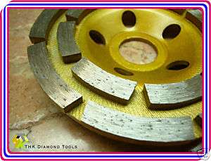 inch PRO Diamond segment grinding wheel disc 2 ROW  