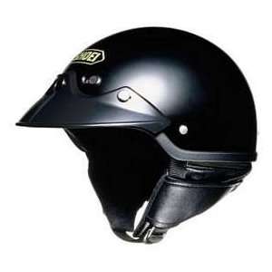   STCRUZ CRUISER BLACK MOTORCYCLE Open Face Helmet