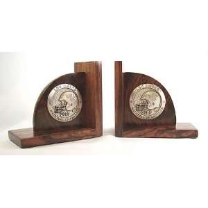   Bookends with 2007 BCS National Championship Emblem