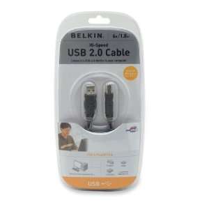    Belkin 6 ft. Pro Series Hi Speed USB 2.0 A/B Cable Electronics